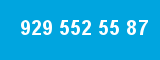929 552 55 87 929 552 55 87